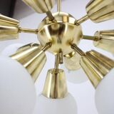 Midcentury Space Age Sputnik Chandelier, 1970s