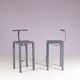 1980s bar stool model: Sarapis by Philippe Starck for Driade Italy