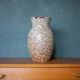 Speckled ceramic vase, west germany