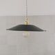 Suspension enamel iron plate old black