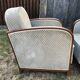 Duo de fauteuils club vintage