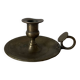 Old brass candle holder