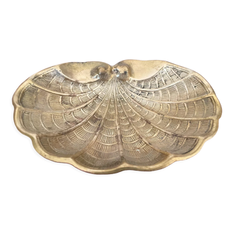 Old brass font pocket tray