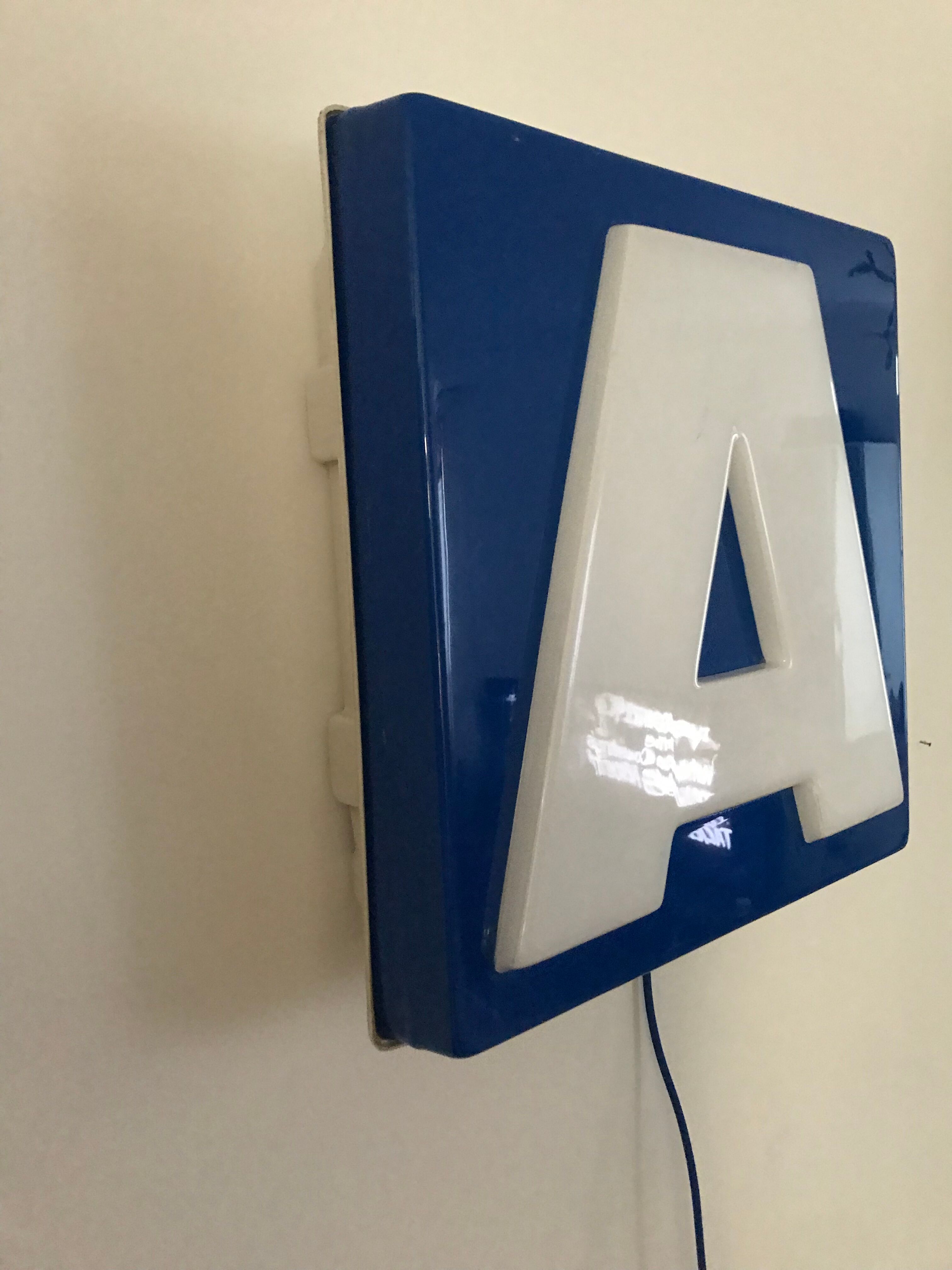 Letter signs bright
