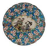 Assiette en émaux de Longwy