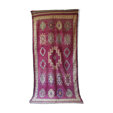 Old moroccan carpet 182 x 392 cm