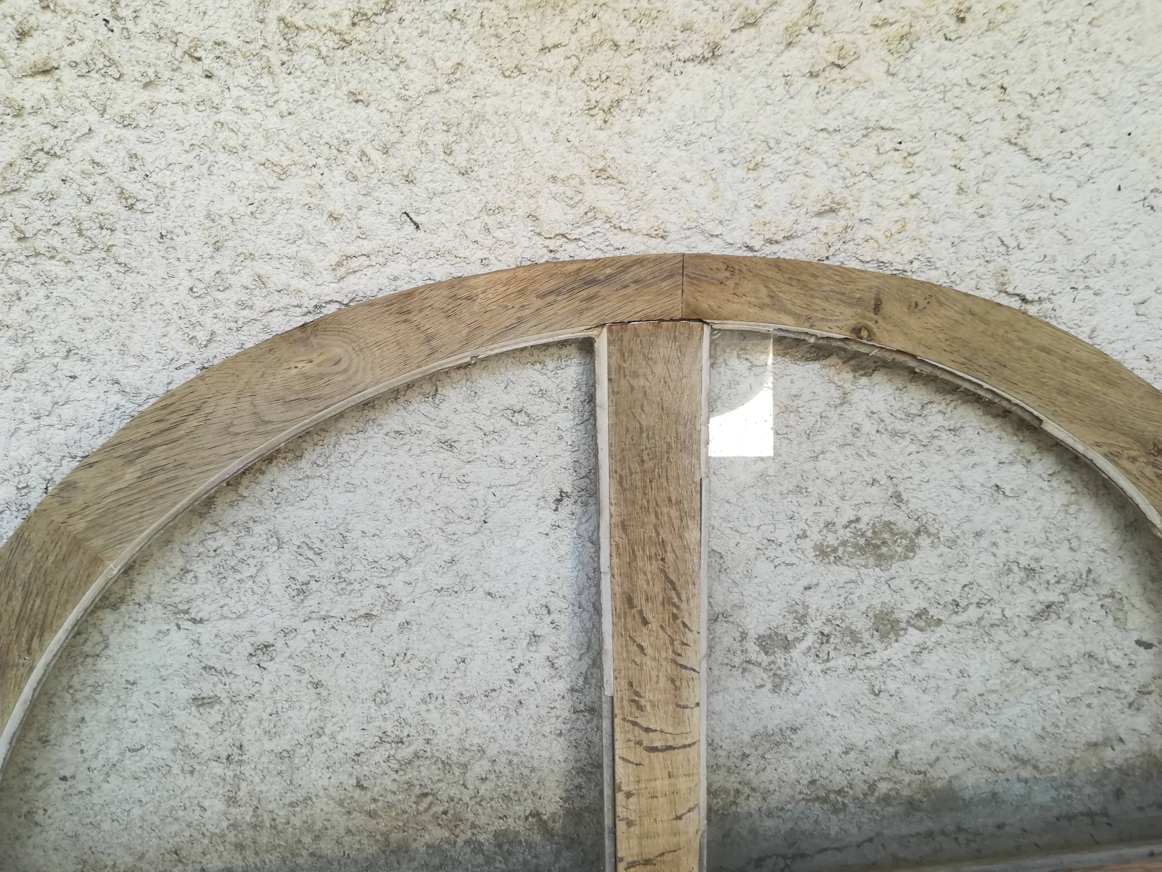 Oak front door impost