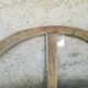 Oak front door impost
