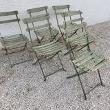 9 folding garden chairs