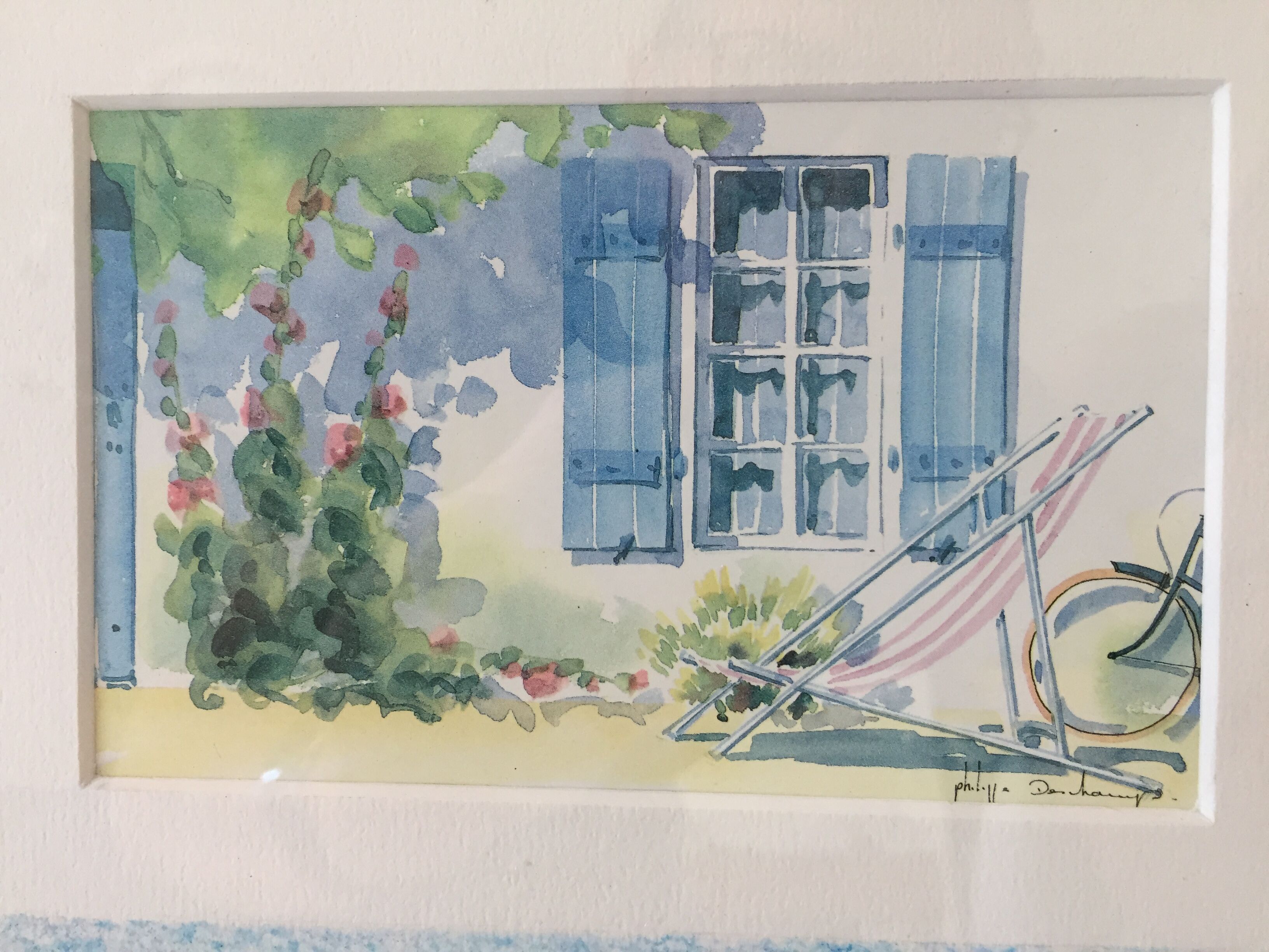 Painting by Philippe Deschamps