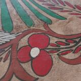 Painting on paper of Amate birds and flowers