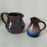 Blue tones stoneware tableware