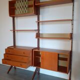 Ergo Teak Storage Cabinet, Vintage Scandinavian 1960s