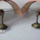Pair of fabric wall lights
