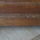 Louis Philippe style chest of drawers with 4 drawers in solid walnut and marble, 1900-1950.
