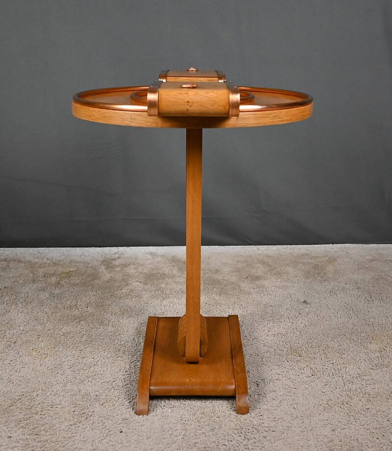 Small Oak Smoking Table, Art Deco period – 1930