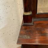 Empire mahogany showcase and mahogany veneer XIX century