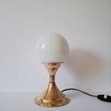 Vintage tulip base brass lamp