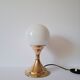 Vintage tulip base brass lamp