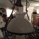 Suspension in opaline and brass