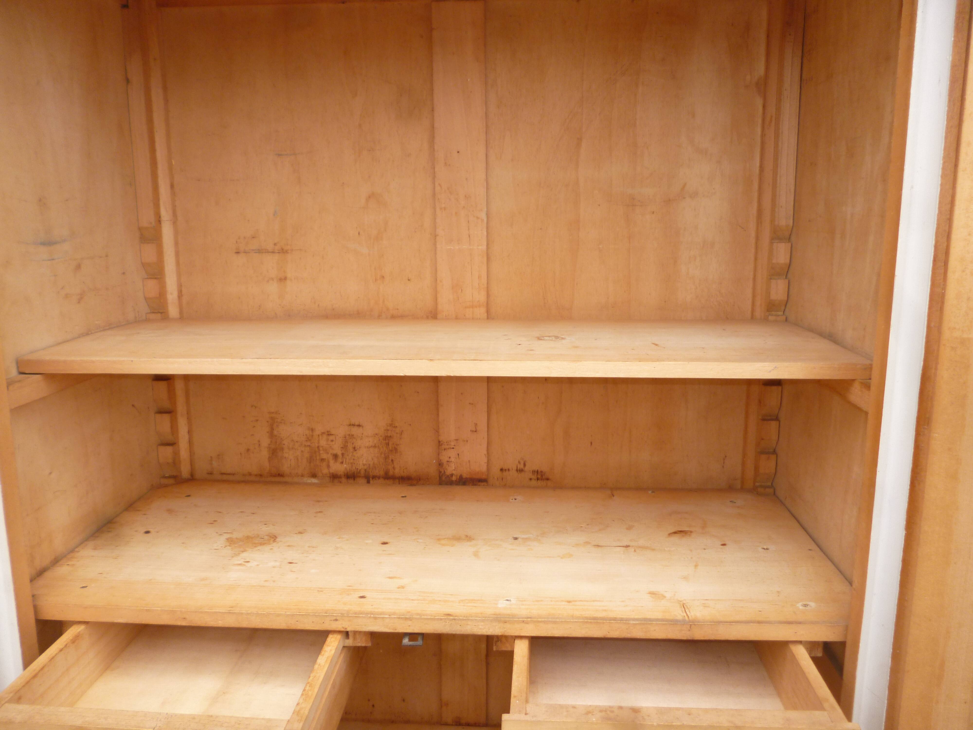Original Parisian interior kitchen cabinet