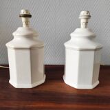 Pair of vintage lamps 1980