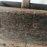 Wooden basket with old harvest from Bordeaux