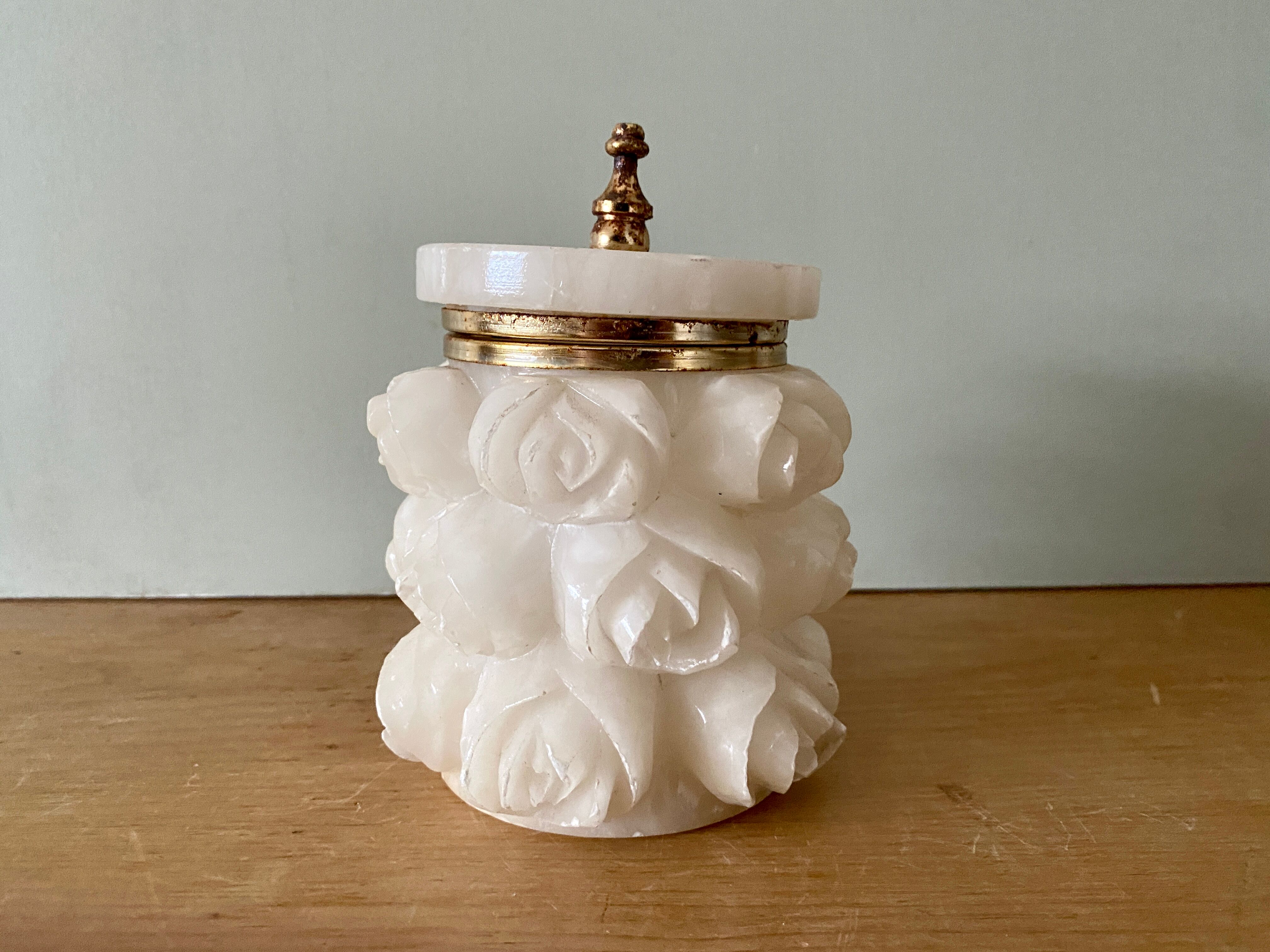 Vintage alabaster box