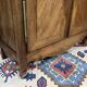 19th-century Breton wardrobe in oak and chestnut.