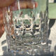 Cut crystal whisky glasses