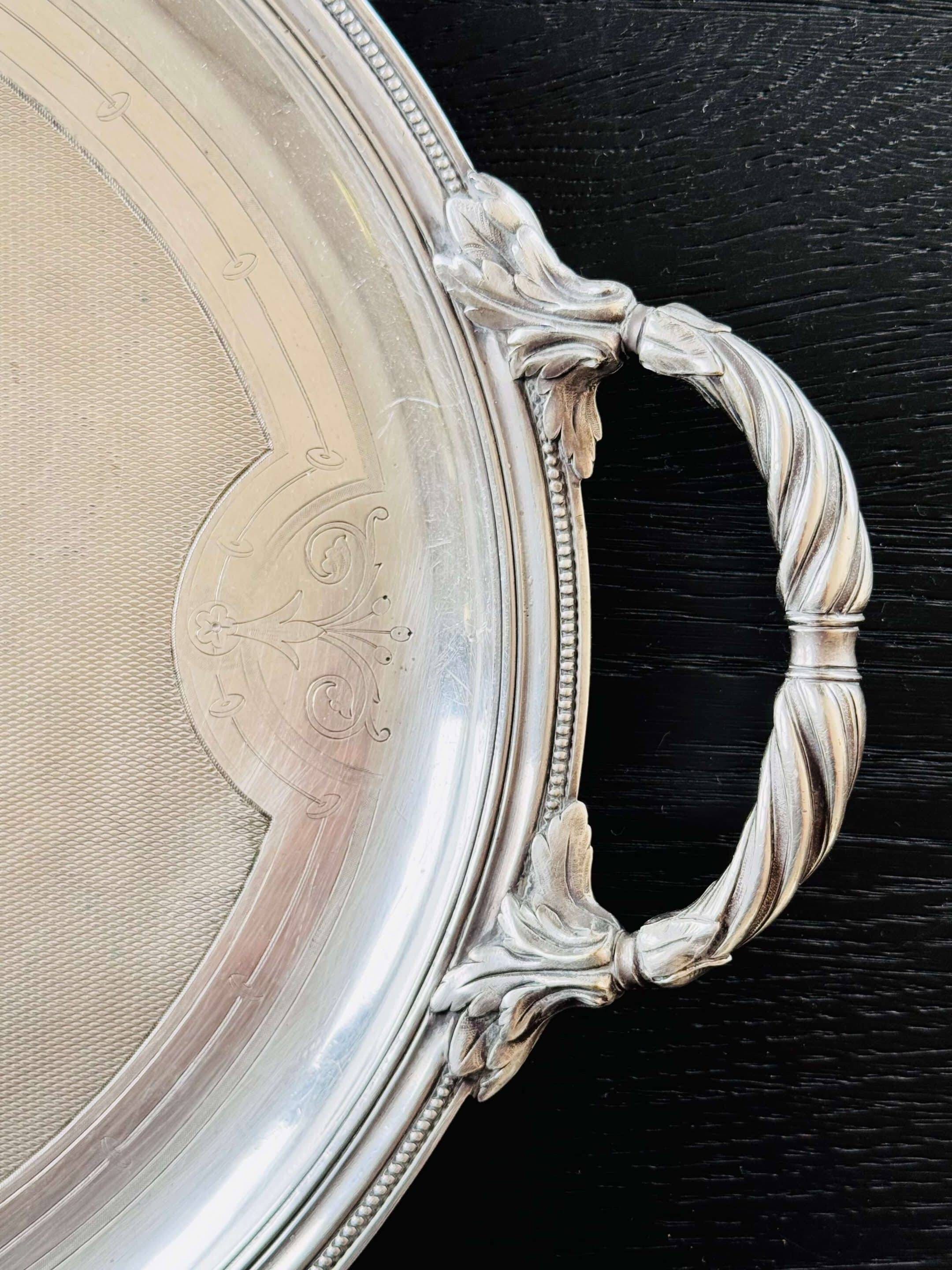 Christofle, serving tray 1900