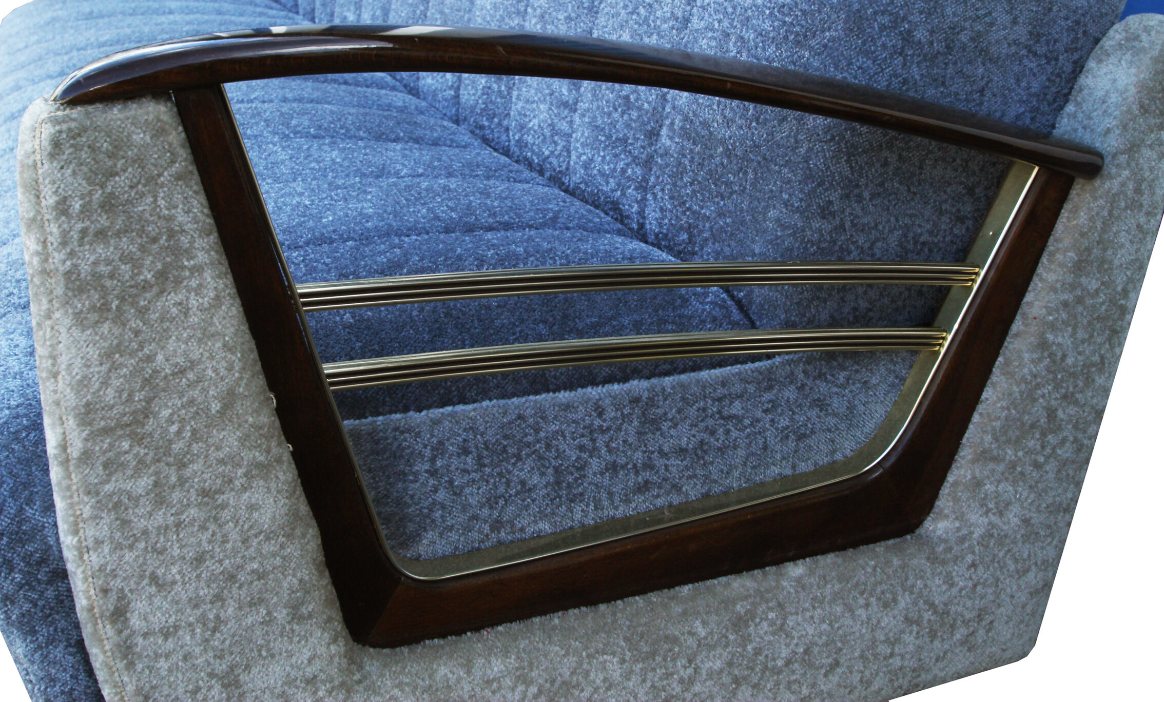 50s sofa in blue/beige