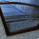 50s sofa in blue/beige