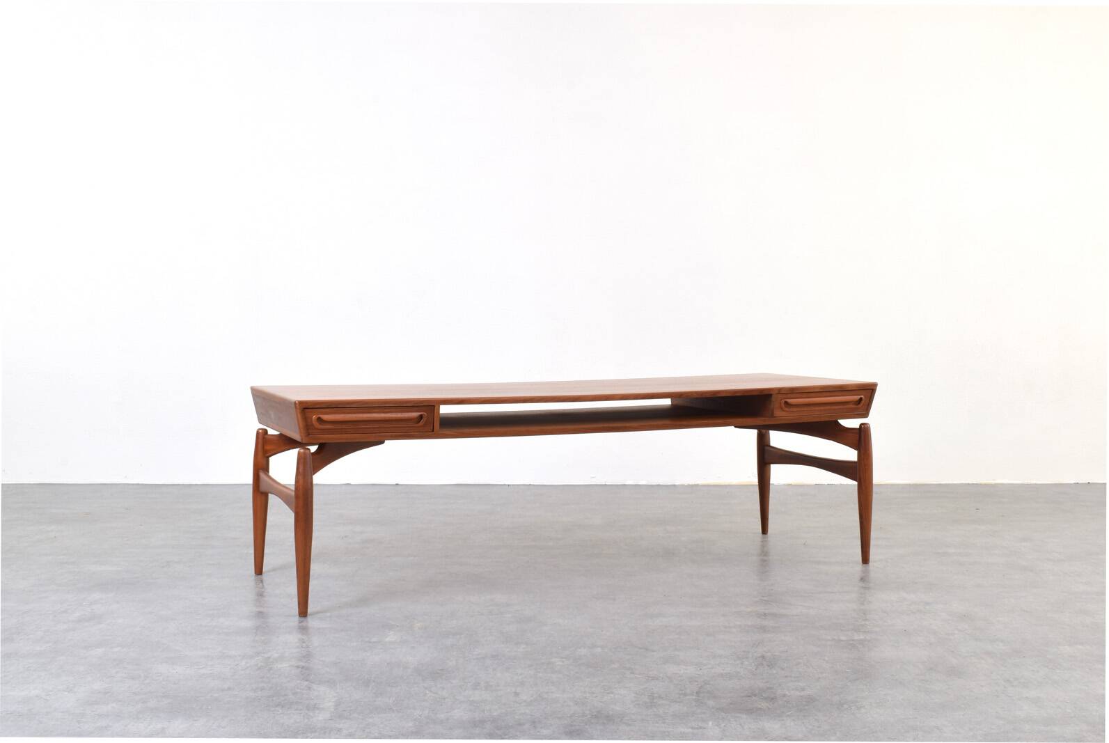 Mid-Century Teak Coffe Table by Johannes Andersen for Trensum Möbelfabrik,