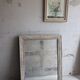 Large mirror early 19th old in patinated wood and mercury