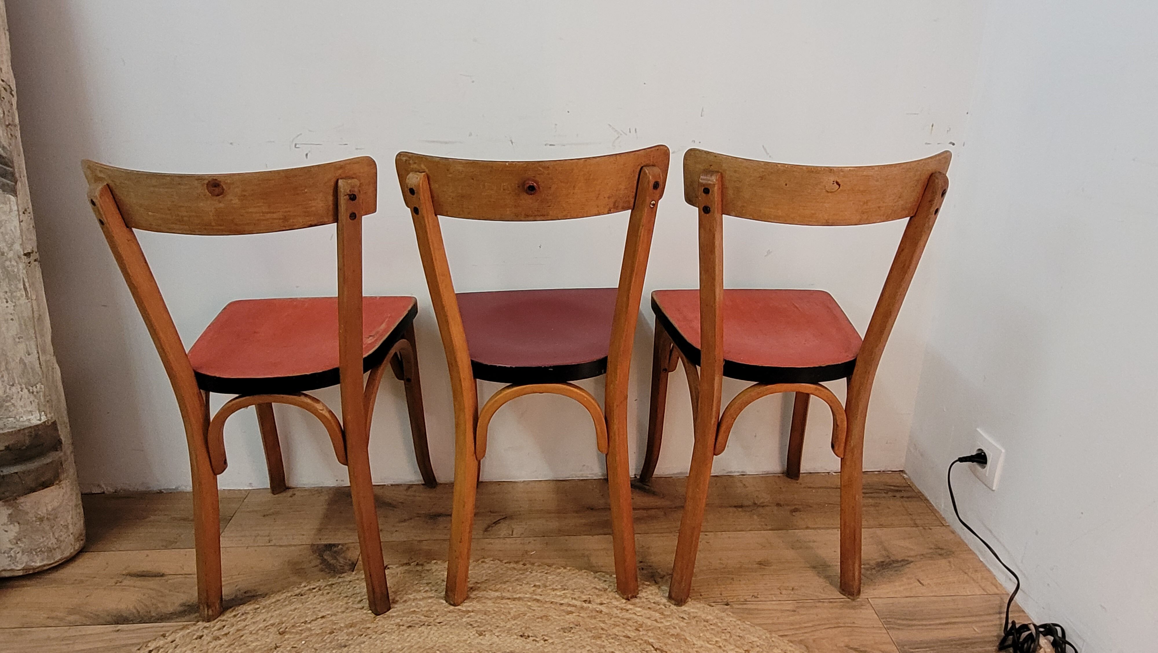 3 Baumann chairs