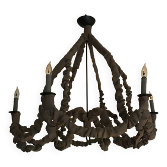 Wrought iron chandelier