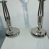 Pair of articulated lamps vintage 1980s industrial design