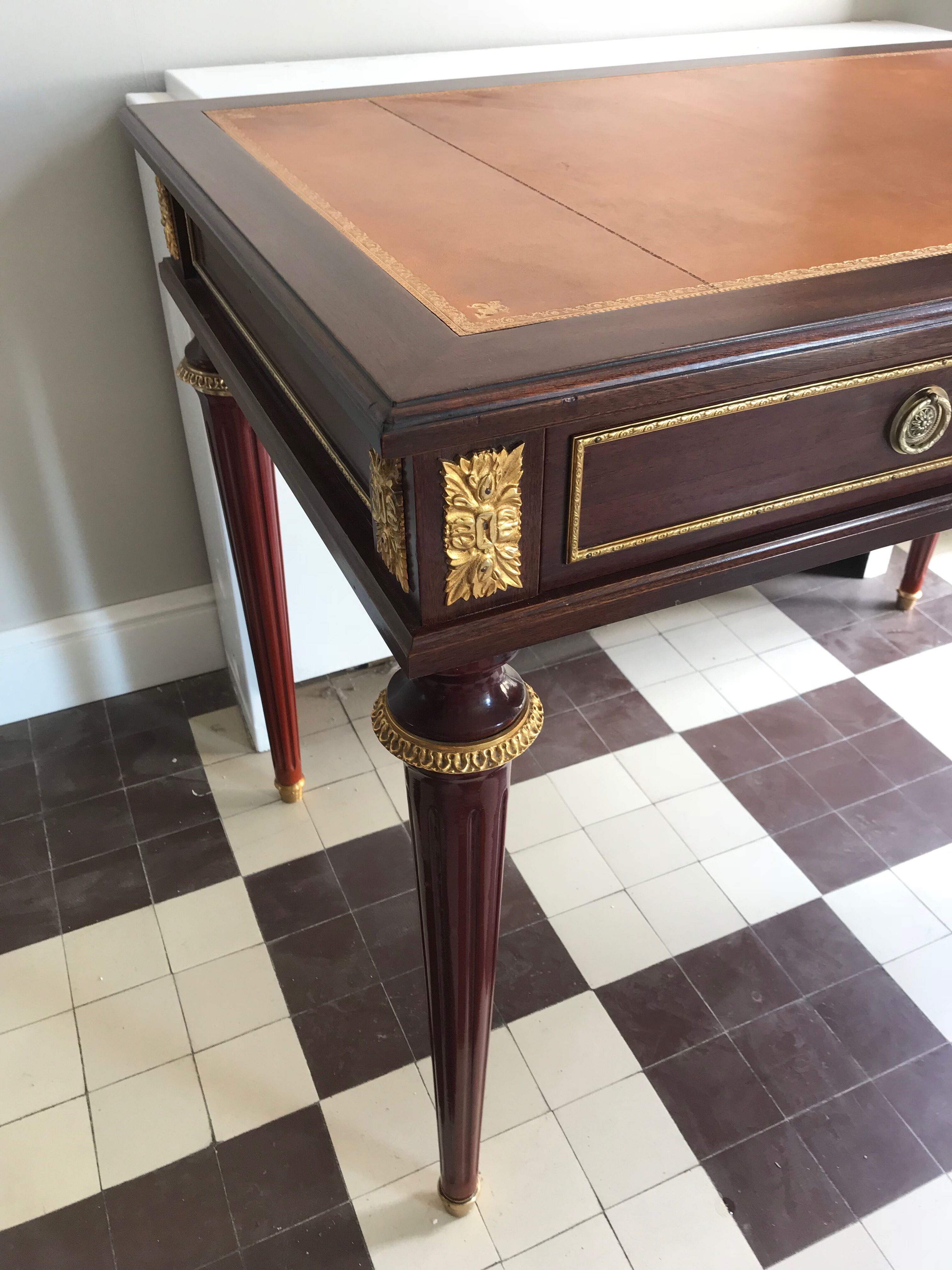 Louis XVI style flat desk