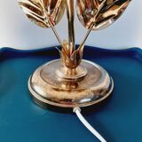 Golden metal lamp