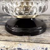 Pair of bubble globe wall lights