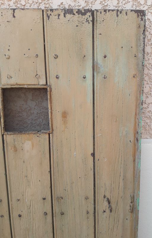 Old attic door, 19th