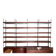 Modular library -- Teak & Galvanised steel structure