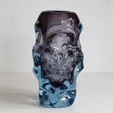 1960s Flower Vase by Jan Beranek – Pattern 5988 (Red Core Series)