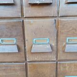 Meuble d'apothicaire de métier en sapin 53 tiroirs