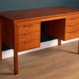 Retro Danish Mid Century Danish Teak Desk By Bent Silberg Mobler