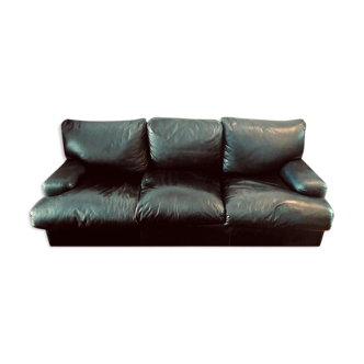 3-seater leather sofa