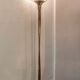 Brass and glass floor lamp by Angelo Brotto for Esperia Italia Anni '60
