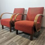 Armchairs by Jindřich Halabala