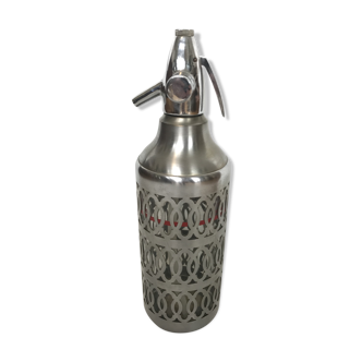 Siphon in glass and metal